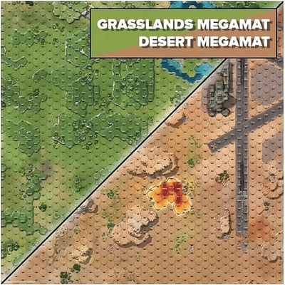 Catalyst Game Labs Herní podložka BattleTech: Desert / Grasslands (121 x 182 cm)