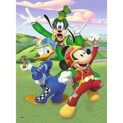 Trefl mini Mickey Mouse závodníci B 20 dílků