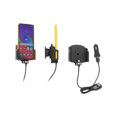 Brodit držák do auta nastavitelný s USB-C a nabíjením z cig. zap./USB QC3.0 š. 62-77 mm, tl. 2-10mm 721202