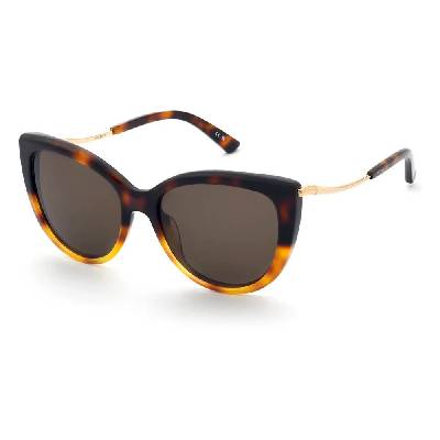 Слънчеви очила Nina ricci SNR437 Butterfly woman sunglasses - Brown (Havana Grad. Havana)