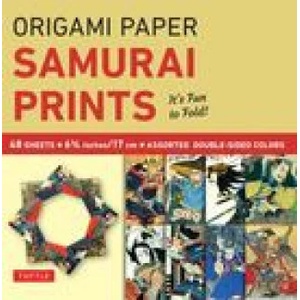 Tuttle Publishing Origami Paper - Samurai Prints - Small 6 3/4" - 48 Sheets | Tuttle Studio