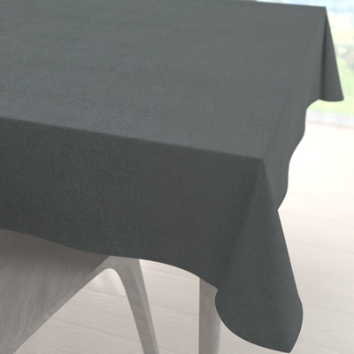 Biante Štvorcový obrus/imitácia brúsenej kože Alcantara ALC-019 Antracitovo sivý 90x90 cm