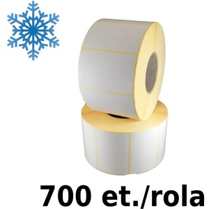 ZINTA Самозалепващи tth етикети zinta 80х60мм, 700 ет. /ролка, за фризера (80x60x700-tth-df)
