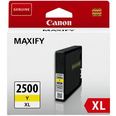 Canon PGI-2500XL жълта касета с мастило 19, 3 мл, оригинална (9267B001)