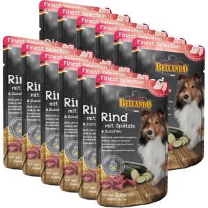 BELCANDO Говеждо с нудли и тиквички - пакет 12 x 300г