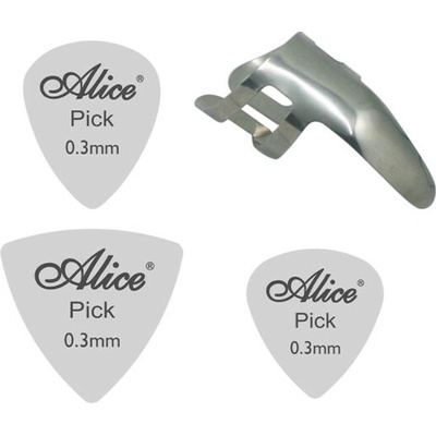 Alice AP-MS Stainless Steel Finger Pick