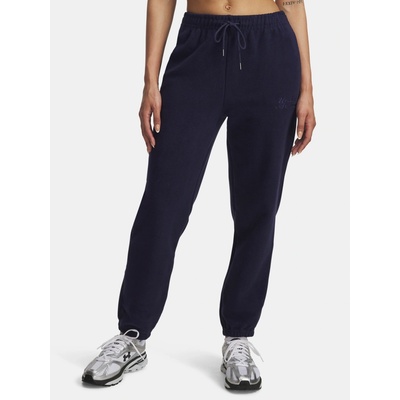 Under Armour Dámske tepláky Icon Terry Varsity Jogger-BLU Modrá