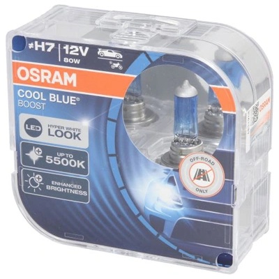 Крушка OSRAM H7, 12V, 80W, 5500K, 1000lm, 2 броя