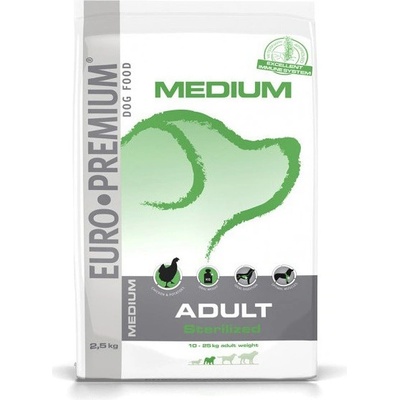 Euro-Premium Medium Adult STERILIZED 2,5 kg