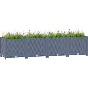 VidaXL Vyvýšený záhon 160 x 40 x 38 cm polypropylen