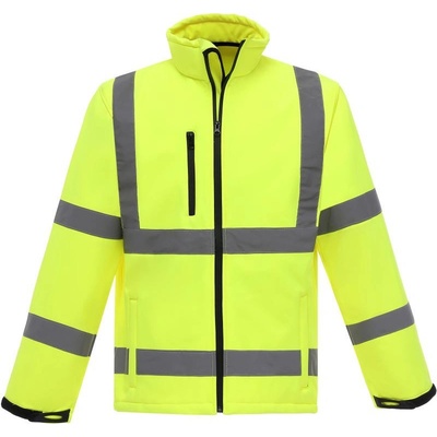 Yoko bunda HVK09 Hi Vis softshellová žltá fluorescent
