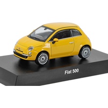 Kyosho Fiat Nuova 500 2007 žlutá časopis s modelem 1:64