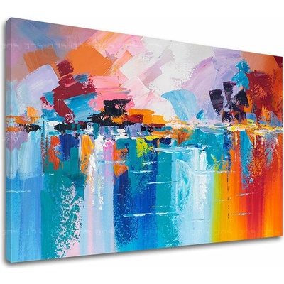 Obraz na plátne ABSTRAKT - 120x80 cm