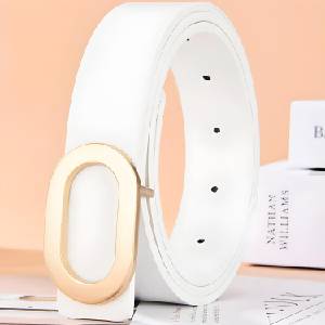 HARAHU Колан Oval - Бял KP8290