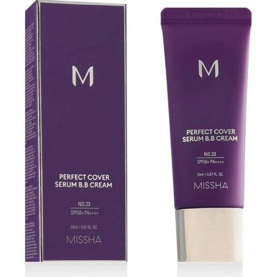Missha BB-krém M Perfect Cover Serum BB Cream No.23 Natural Beige 20 ml