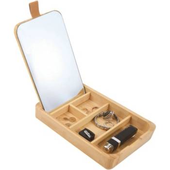 Image 1 of SPIRELLA КОЗМЕТИЧНА КУТИЯ alais С ОГЛЕДАЛО БАМБУК (10.22568)