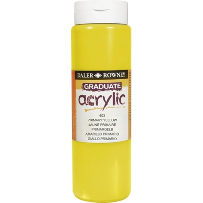 Daler-Rowney Graduate АКРИЛНА боя Primary Yellow 500 ml 1 бр (123500603)