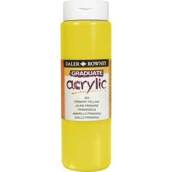 Image 1 of Daler-Rowney Graduate АКРИЛНА боя Primary Yellow 500 ml 1 бр (123500603)