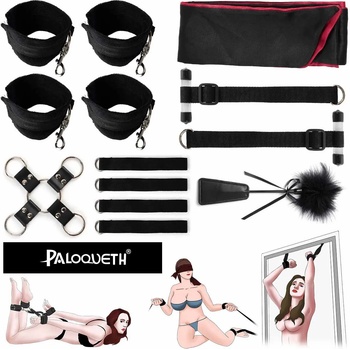 Image 1 of Paloqueth Bondage Set Suitable for Bed, Table or Door Black
