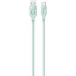 USAMS Kabel Lithe Series 6A 1м Display Fast charging, зелен (Usa001213)