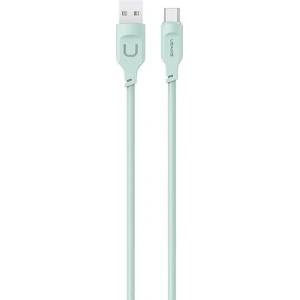USAMS Kabel Lithe Series 6A 1м Display Fast charging, зелен (Usa001213)