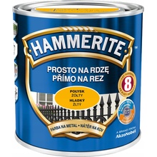 Hammerite Priamo na hrdzu, 0,70L, hladký žlutý