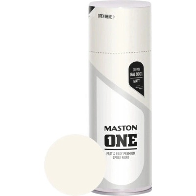 Maston One Matt Cream lak v spreji RAL9001 400 ml krémovo biely