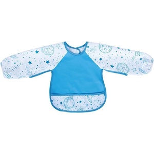 Sevibaby Бебешки лигавник с ръкави Цвят космос (54 - 1)