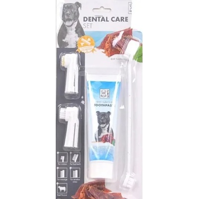 M-PETS Dental Care Set Beef flavor - Комплект за почистване на зъби 4 части - Белгия 10117299
