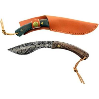 PRONETT Lovecký nůž šéfkuchaře 18,5cm mini kukri s pouzdrem