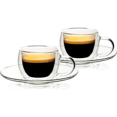 4home Termo sklenice na espresso Style Hot&Cool 0,08l 2 ks