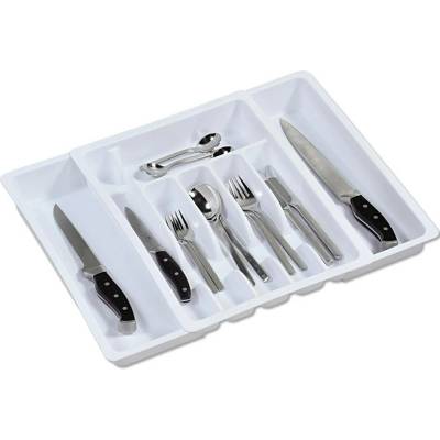 Kesper Plastový kuchyňský organizér Loft White, 50x38 cm