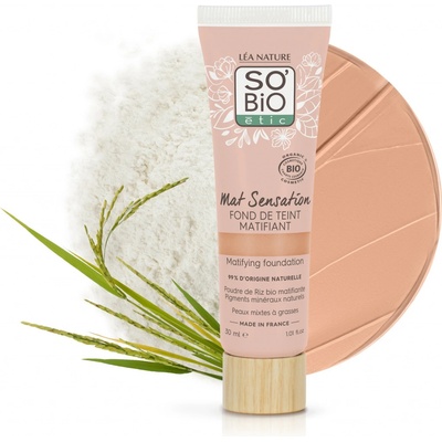 BIO SO’BiO étic Makeup matující 20 beige rose 30 ml