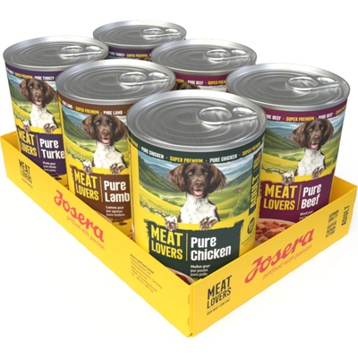 Josera Meatlovers Pure mix 4 druhy 24 x 800 g