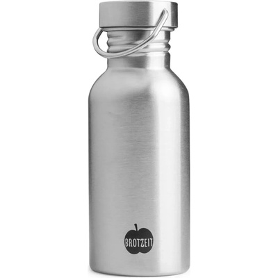 Brotzeit nerezová láhev 500 ml černý potisk