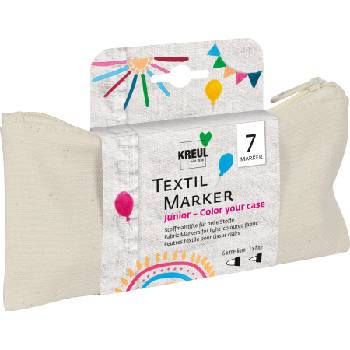 Kreul Junior Set Комплект маркери за текстил 7 бр (90722)