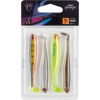 Fox Rage Gumová Nástraha Mini Tiddler Mixed Colour Pack 8cm 4ks