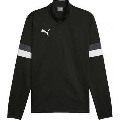 Puma Teamrise 1 4 Zip Top čierna