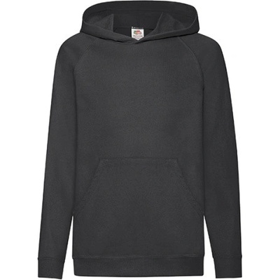 Fruit of the Loom Detská Mikina s kapucňou 62-009-0 Black