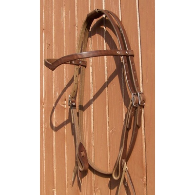 Westernová uzdečka MONTANA čelenka do tvaru V černá – Zboží Dáma