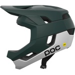 POC Full Face каска POC Otocon Race MIPS Bike helmet - Pargasite Green Matt / Hydrogen White Matt - размер L 59-62 cm (851-1176-0713)