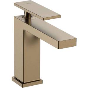 Hansgrohe Tecturis E - Смесител за умивалник със сифон, EcoSmart, матиран бронз 73010140 (73010140)