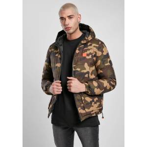 Urban Classics Двулицево мъжко яке в камуфлажен цвят от Urban Classics Reversible Hooded Puffer MODEL703 SALE - , размер S
