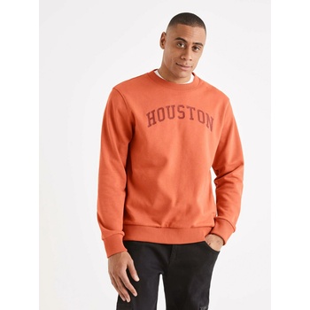 Celio Оранжев мъжки суитчър с надпис Celio Beprice Celio | Oranzhev | МЪЖЕ | S