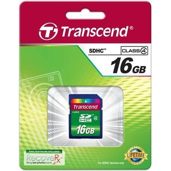 Transcend SDHC Class 4 16 GB TS16GSDHC4