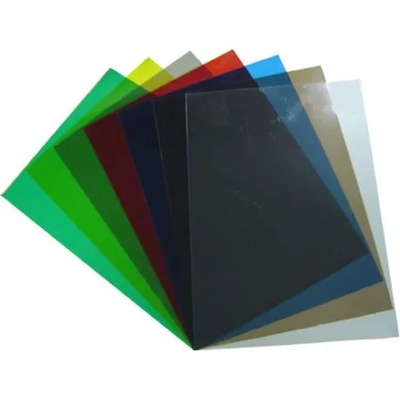 Прозрачни корици за подвързване - цветни / 100 бр. опаковка