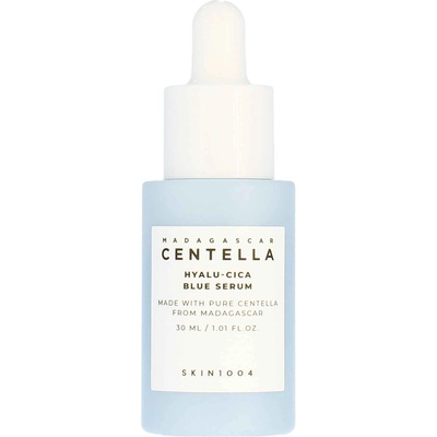 SKIN1004 Madagascar Centella Hyalu-Cica Blue Serum интензивно хидратиращ серум за успокояване и укрепване на чувствителната кожа 30 мл