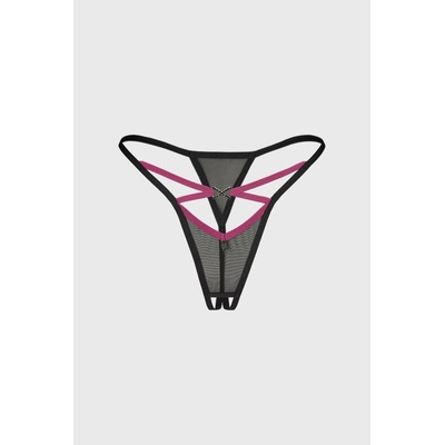 Obsessive Еротични прашки Obsessive Novenes с отворено дъно (Novenes_tan)