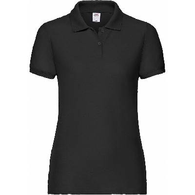 Fruit of the Loom Dámska polokošeľa ČIERNA