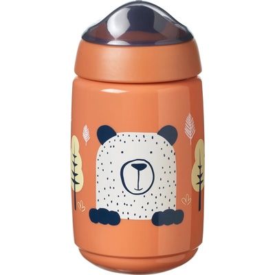 Tommee Tippee Неразливаща чаша Tommee Tippee - Superstar, 390 ml, оранжева (TT.0228)